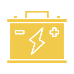 Car battery icon