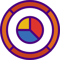 diagramme circulaire Icône