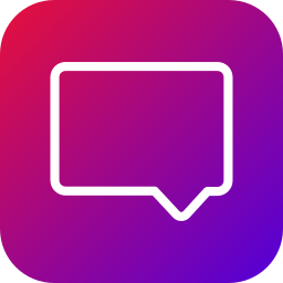 Chat bubble icon