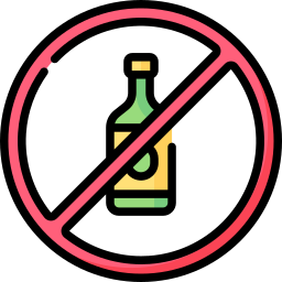 No alcohol icon