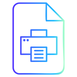 File printing icon