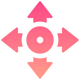 Road intersection icon