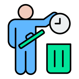 Time waste icon