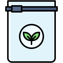 Zip bag icon