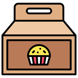 Cake box icon