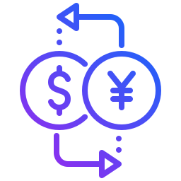 Money exchange icon