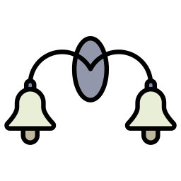 Wall lamp icon