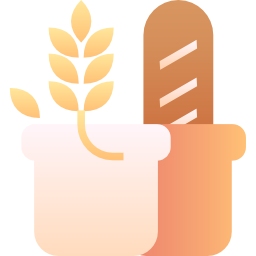 Whole wheat bread icon