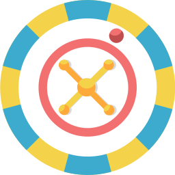 Casino roulette icon