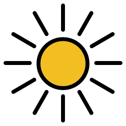 Sun icon