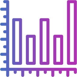 gráfico de barras Ícone