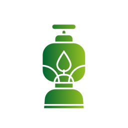 Oil lamp icon