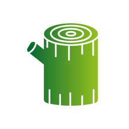 Tree stump icon