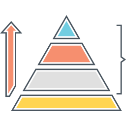 pyramide Icône