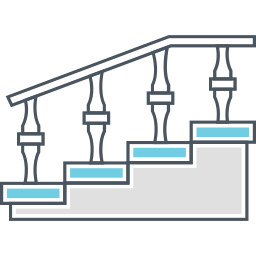 escaliers Icône