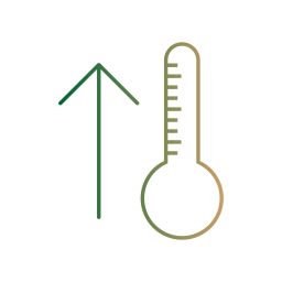 temperatura quente Ícone