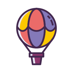 Air balloon icon