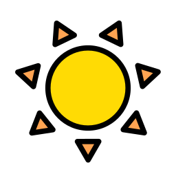 Sun icon