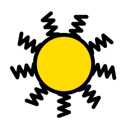 Sun icon