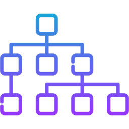 struktura hierarchiczna ikona