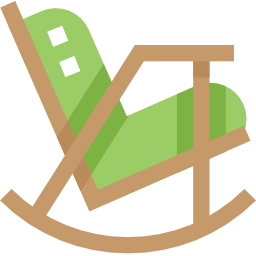 Rocking chair icon