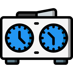 Chess clock icon