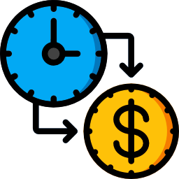 il tempo è denaro icona