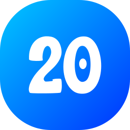 número 20 Ícone