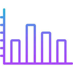 gráfico de barras Ícone