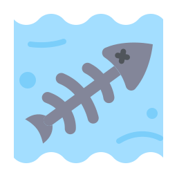 Fish bone icon