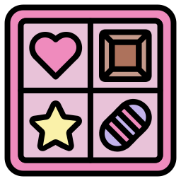 Chocolate box icon