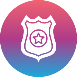 distintivo de polícia Ícone