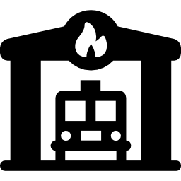 Fire station icon