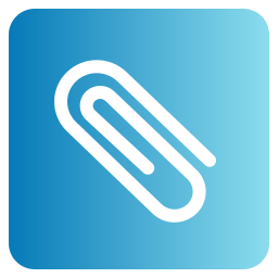 Paper clip icon