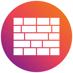 Brick wall icon