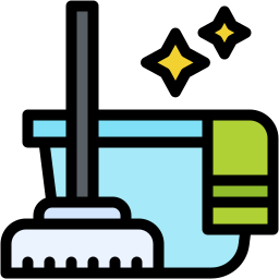 Floor mop icon