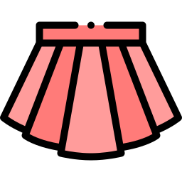 Mini skirt icon