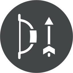 Bow and arrow icon