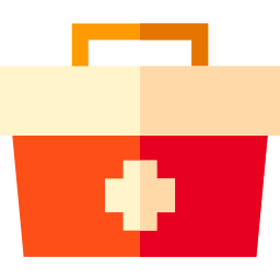 First aid kit icon