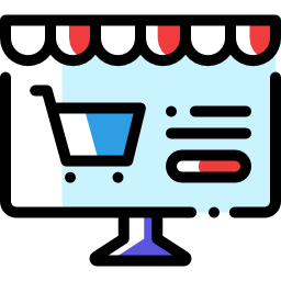 Online shop icon