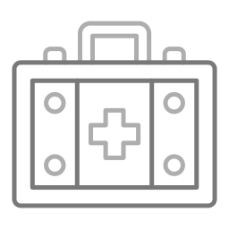 First aid kit icon