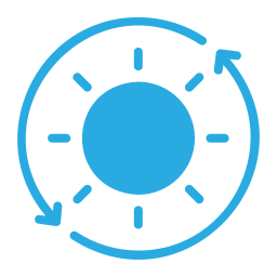 energia solar Ícone