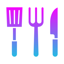 Kitchen utensils icon