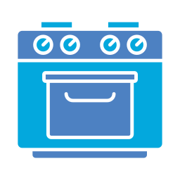 cuisinière à gaz Icône