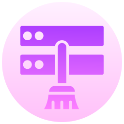 Data cleaning icon