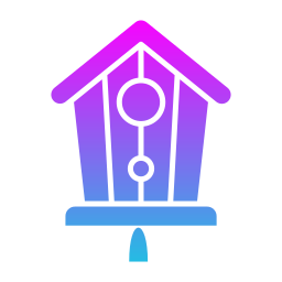 Bird house icon