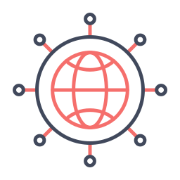 globales netzwerk icon