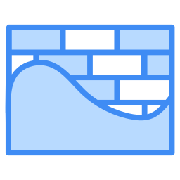 Brick wall icon