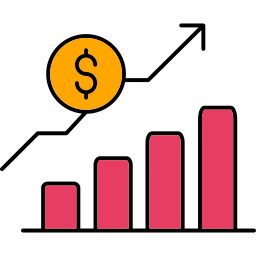 Growth chart icon