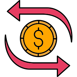 Exchange currency icon